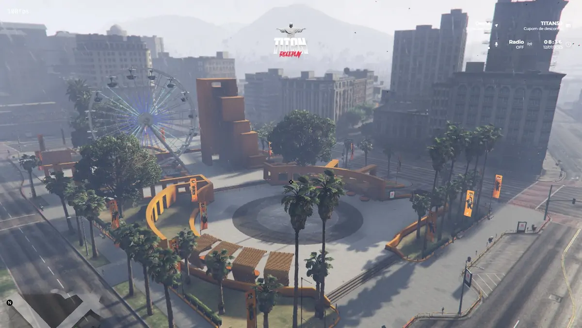 Titan RP: Cidade para jogar GTA FiveM
